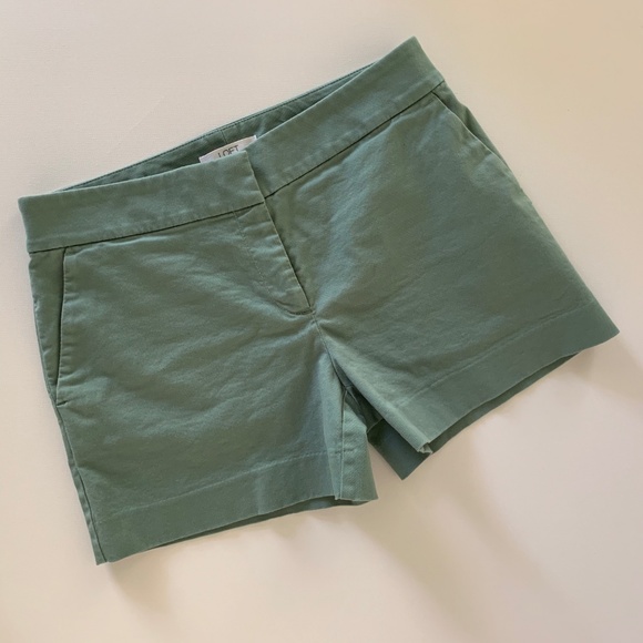 LOFT "Riviera" Gray-Green Shorts - EUC - Picture 2 of 5